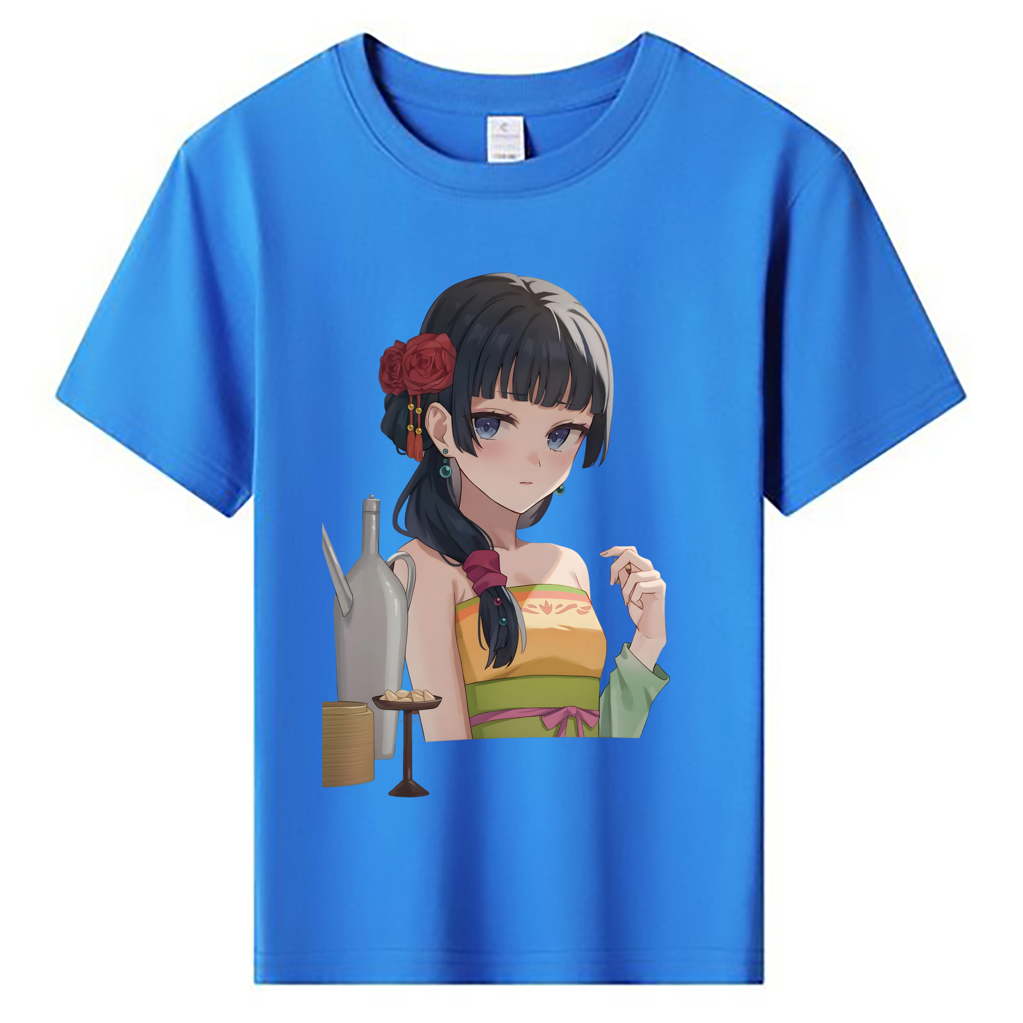（画像用） 薬屋のひとりごと The Apothecary Diaries 綿100％キッズTシャツ（フロントプリント）